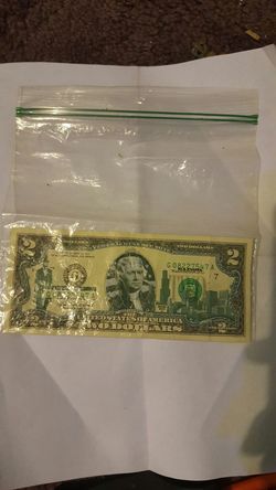 Very rare illinois 2 dollar bill ,make me an offer