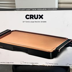 Crux 22” XL Electric Griddle Boxed