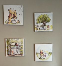 Winnie the Pooh canvas wall decor
