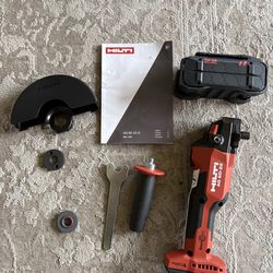 Hilti AG 6D-22 Nuron Cordless Angle Grinder + 22V battery pack