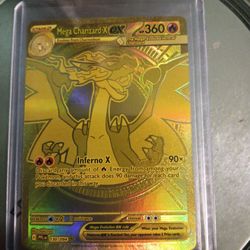  Gold Pokemon  Card.