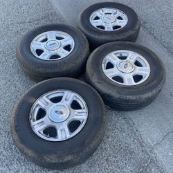 4 - 265/70r17 6x135 6x5.31 Ford F-150 Expedition Rims Wheels With Tires!!!