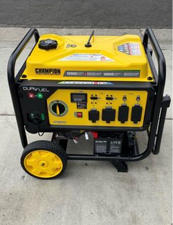 Champion Power Equipment 12,000/9500-Watt Electric Start Dual Fuel Portable Generator