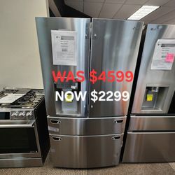 30 Cu. Ft. French Door Refrigerator,  Instaview , Full Convert Drawer, Craft Ice Maker