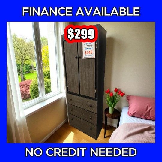 🔥 NEW WARDROBE DEAL!🇺🇸  ✨ ¡OFERTA DE ROPEROS   💲Only $299  🛏️ FINANCE AVAILABLE   🚚 Delivery Available / Entrega Disponible  🔢 DAMIAN