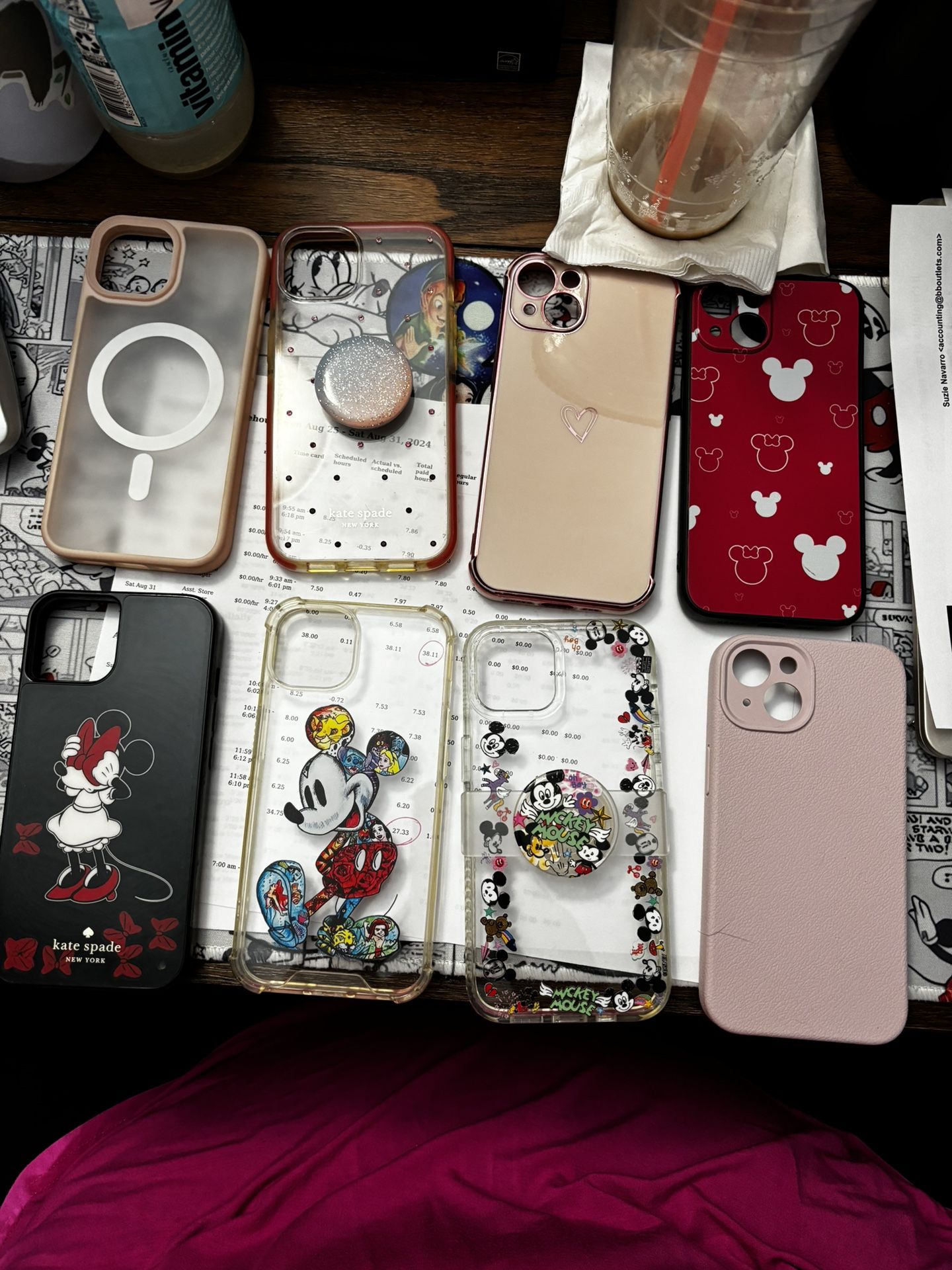 Lot Of 8 iPhone 13-13pro Phone Cases