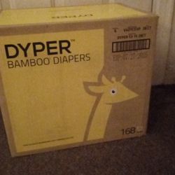 Dyper Bamboo Brand Diapers New  Size 3 Never Opened Size 3 $65.00