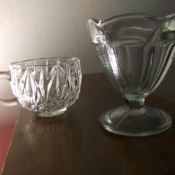 CRYSTAL SERBERT GLASSES AND COFFEE MUGS