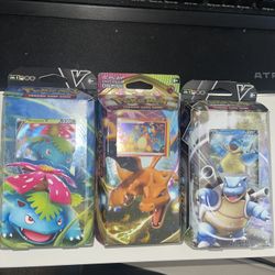 Pokémon Theme Decks Charizard Blastoise Venusaur