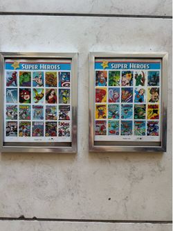 Super heros stamps Hero