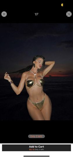 Gold bikini