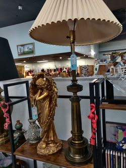 Vintage STIFFEL Brass Table Lamp