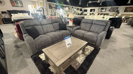 2 PC RECLINER SOFA AND LOVESEAT