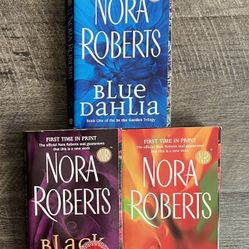 Nora Roberts' "IN THE GARDEN" Trilogy (Lot of 3 Books)