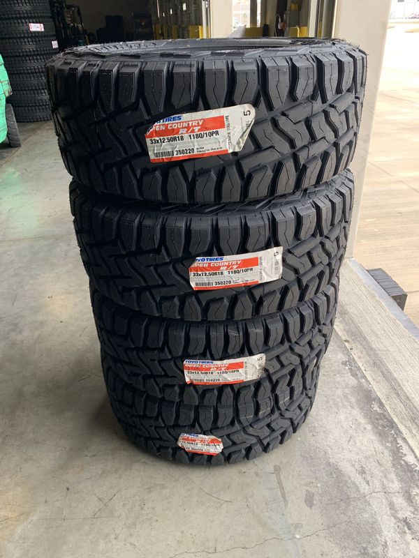 33x12 50r18 Toyo Open Country Rt For Sale In Houston Tx Offerup