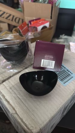 Black Small Serving Bowls Set