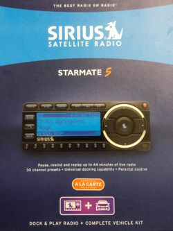 Sirius Satellite Radio Car Set