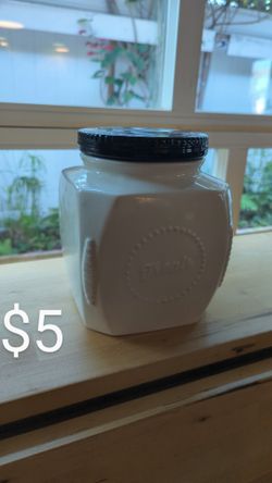 Ceramic "Treats" Jar