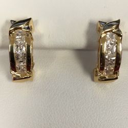 14 k gold earrings