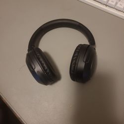 Wireless Headset,black with multi color lights