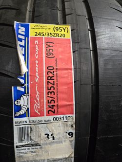 2 new 245/35/20 Michelin Cup Tire