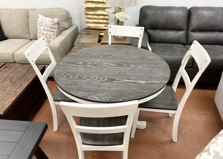 New 42” Table & 4 Chairs
