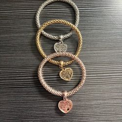 NEW IN BOX/BAG Aphrodites 3 Color Stretch Bracelets