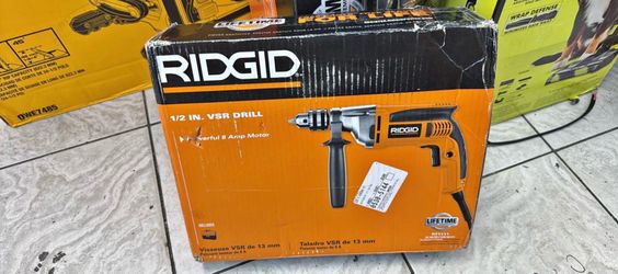 Ridgid 8amp cord heavy duty variable speed reversible drill