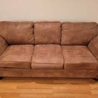 Ashley Furniture Couch Brown Faux Leather 