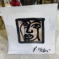 PETER KEIL ACRYLIC PAINTING 26”x27