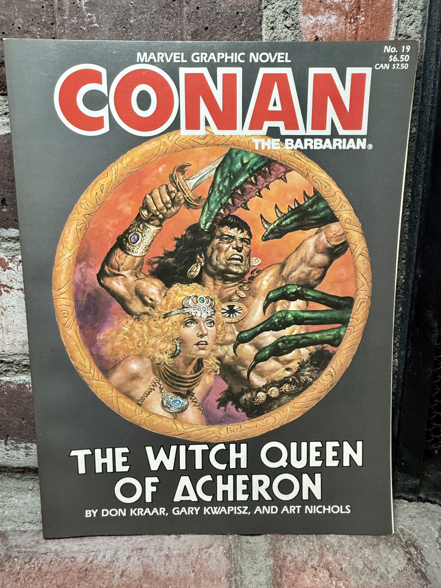 Conan The Barbarian The Witch Queen of Acheron Marvel Graphic Novel 1985 