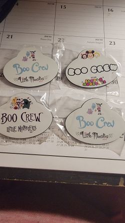 Disneyland Boo Crew nametags