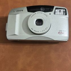 Canon 35mm Sure Shot 60 Zoom Camera