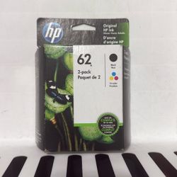 62  2 Pack  Black/ Tri-color