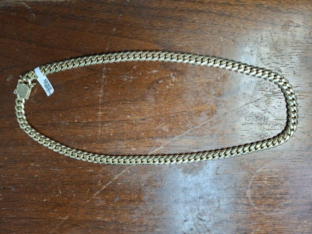 Gold Cuban Link Chain
