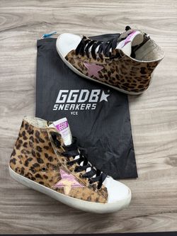 Golden Goose Francy Pony hair Leopard Size 8.5 (EU 39) Womens