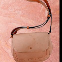 Women's Genuine Pink Leather Purse 