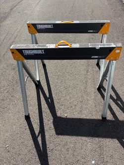 TOUGHBUILT C300-2  35.51-in W x 28.54-in H Steel Saw Horse ( 2200-lb Capacity)