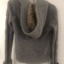 American Eagle Knitted Hoodie Sweater