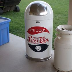 Pepsi Cola New BULLET STYLE TRASH CAN 
