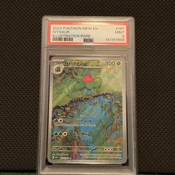 Pokemon 151 Ivysaur 167/165 IR PSA 9