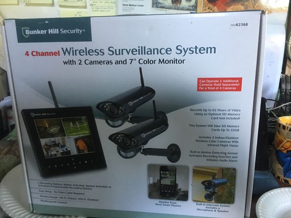 bunker hill wireless security cameras 62387 bunker hill wireless security cameras 62387