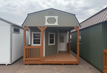 CLEARANCE SALE - 12x28 deluxe playhouse / cabin