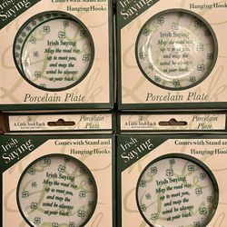 🍀 Irish Blessing plates 