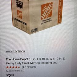 Moving Boxes - Size Small. Heavy Duty Version