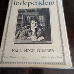 The Independent Magazine Sept 26 1925. Original 