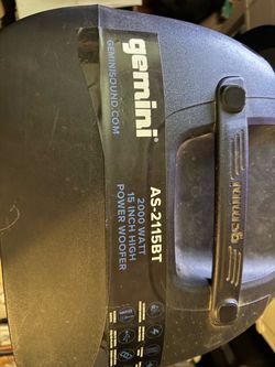 Gemini Bluetooth Loud Speaker 15inch