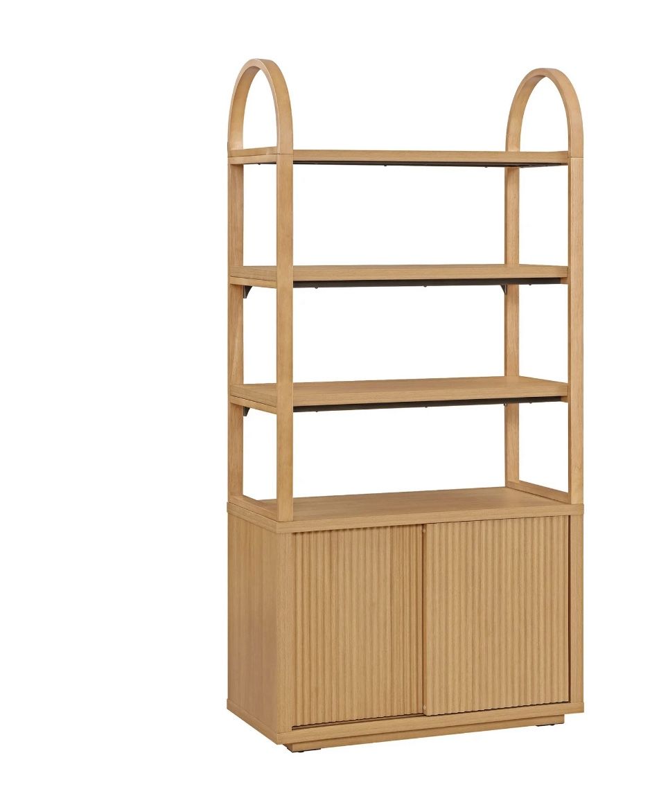3 Shelf Bookcase And Storage Cabinet 