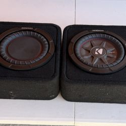 2 Kicker Comp RT 8inch Subwoofers 