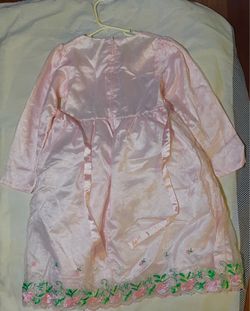Pink flower dress girls size 14